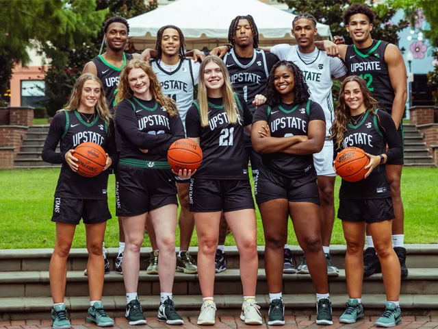 Upstate Spartans sports teams photo shoot